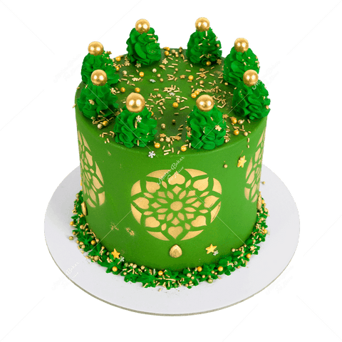 Festive Gift Cake