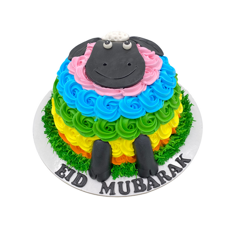 Colorful Sheep Cake