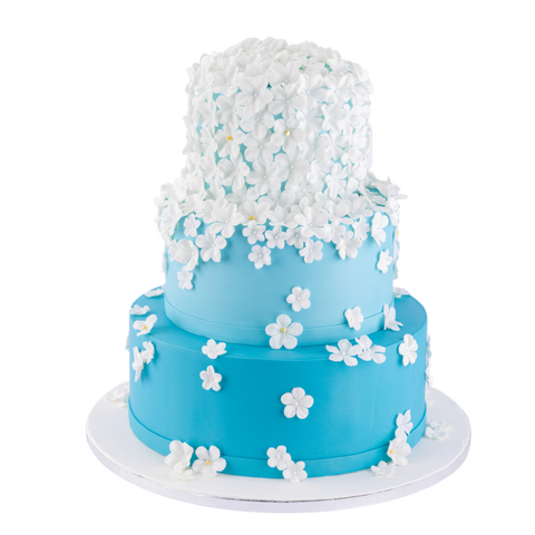 Robin's Blue Wedding Cake