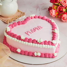 Pink Heart Mama Vintage Cake