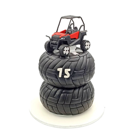 Buggy Jeep Tire Cake