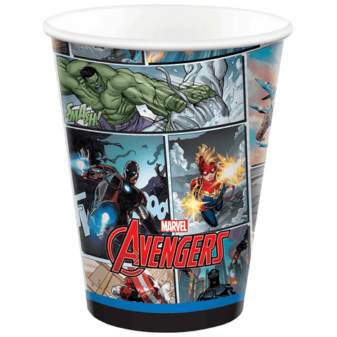 Avengers power unite paper cups
