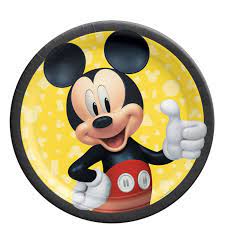 Mickey mouse forever paper plates