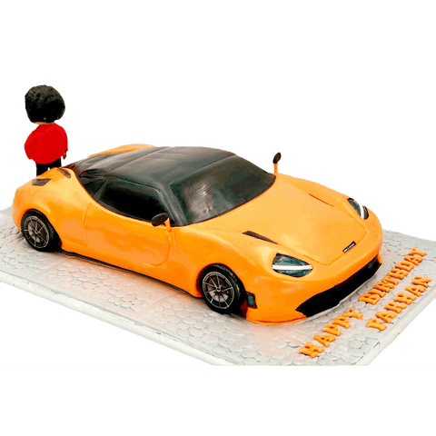 Yellow Car Cake
