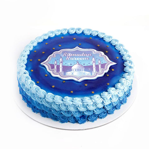 Ramadan Kareem Swirl Cake