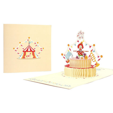 Circus Birthday Greeting Card