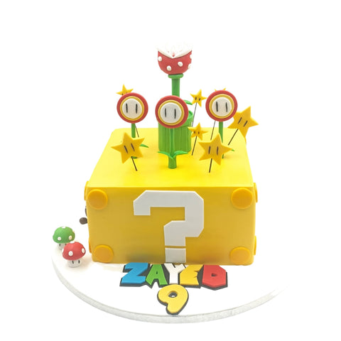 Mario Block Cake