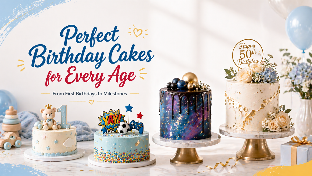 How to Choose the Perfect Birthday Cake for Every Age and Milestone ...