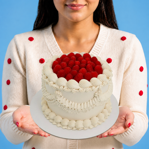 Raspberry Vintage Cake