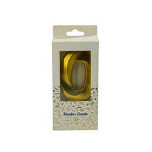 PRODEKOR  DIGIT CANDLE GOLD  0-9 Large