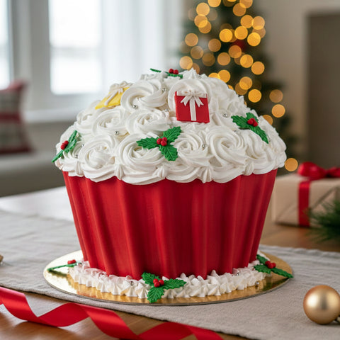 X’mas Cupcake Cake | Christmas Cake