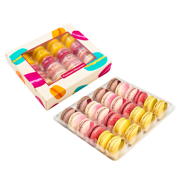 Exotic Fruits 24pc Macarons