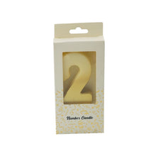 Gold Ombre Digit Candle 0-9