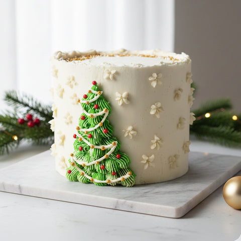 Frosted Christmas Tree Delight