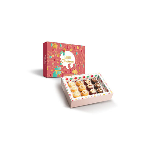 Merry Christmas Mini Cupcakes: Small Box
