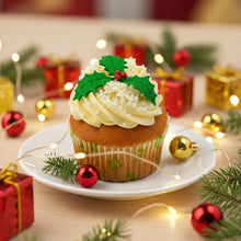 Christmas Mistletoe Cupcake