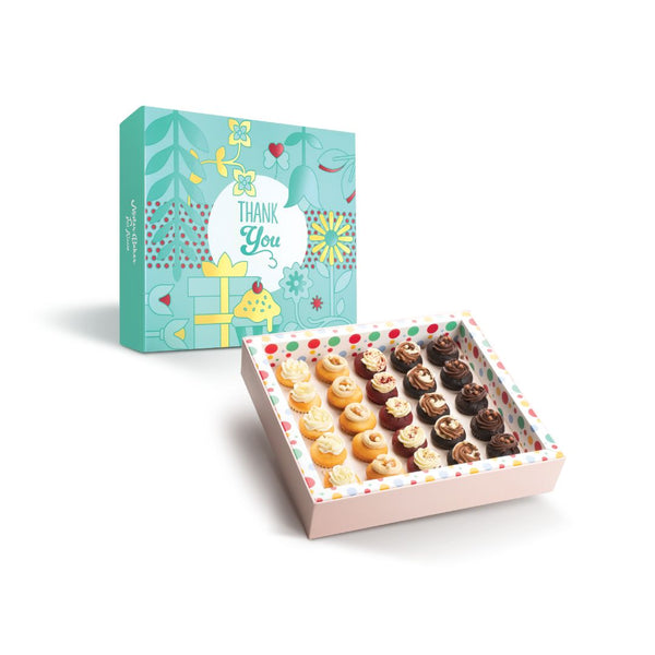 Thank You Mini Cupcakes: Large Box