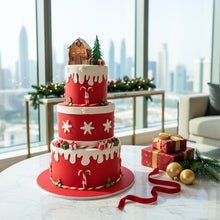 Snowflakes Cake | Christmas Cakes