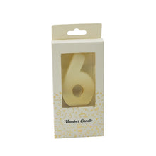 Gold Ombre Digit Candle 0-9