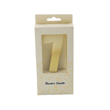 Gold Ombre Digit Candle 0-9