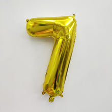 Gold Number Foil Balloon