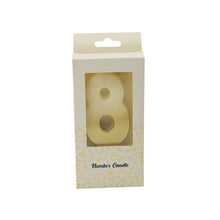 Gold Ombre Digit Candle 0-9