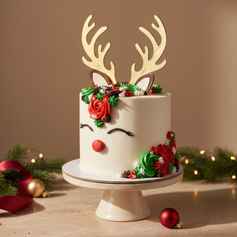 Reindeer Cake | Christmas Cakes
