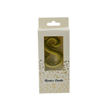 PRODEKOR  DIGIT CANDLE GOLD  0-9 Small