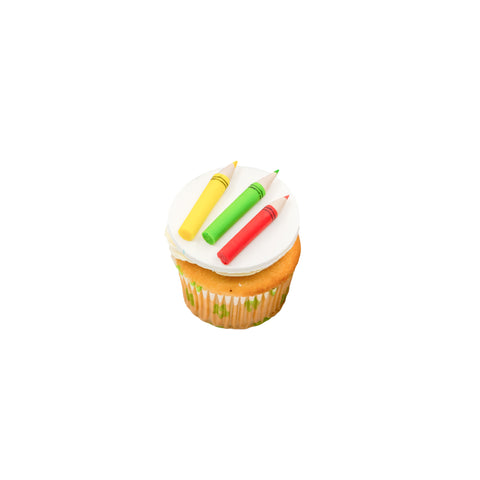 Back To School Pencils Cupcake