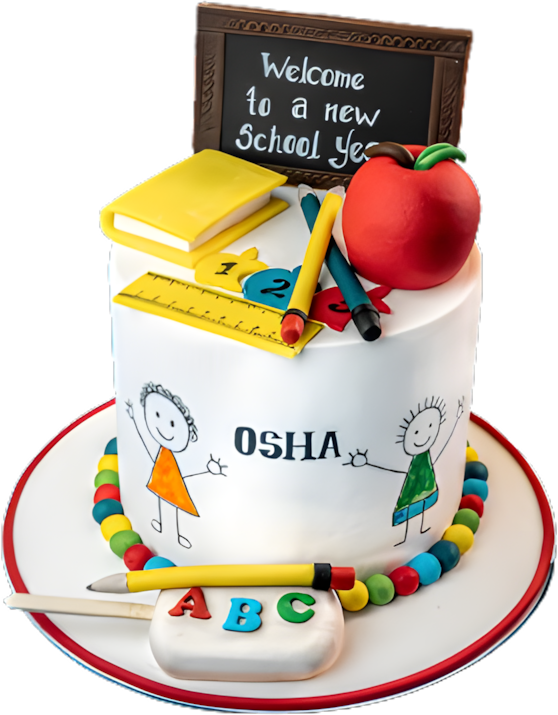 Back to School Drawing Cake