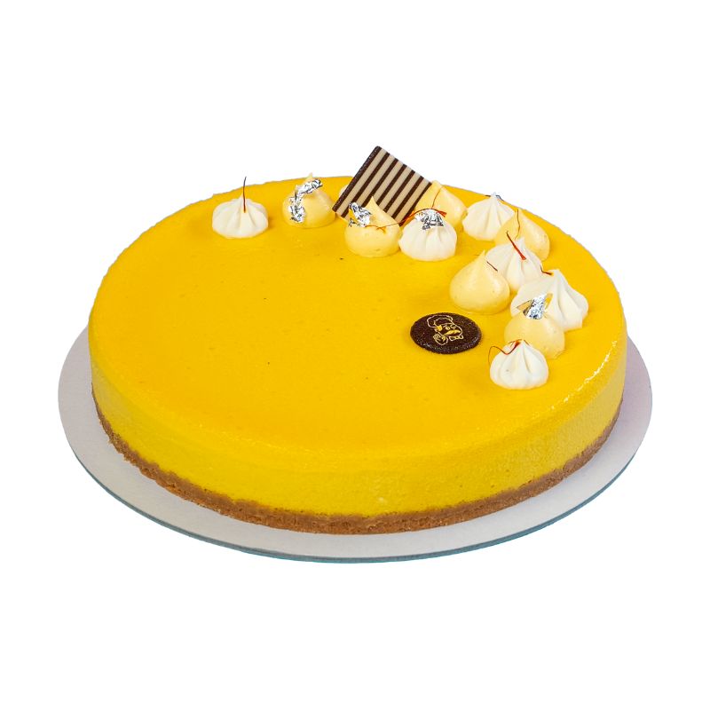 Baked Saffron Cheese Cake