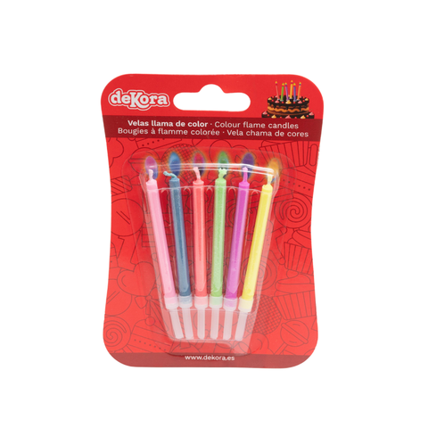 Colour Flames Candles