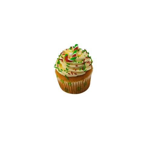 Christmas Candy Cupcake