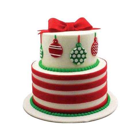 Christmas Ornaments Cake | Christmas Cakes