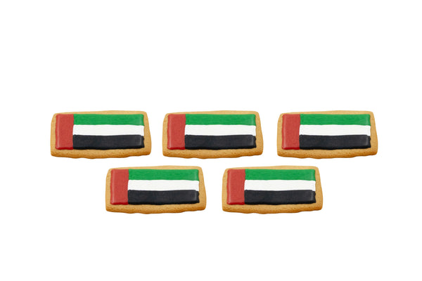 Emirati Women's Day Flag Cookies - Pack of 5