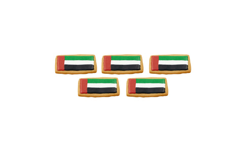 Emirati Women's Day Flag Cookies - Pack of 5
