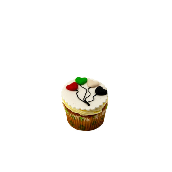 National Day Balloons Cupcake