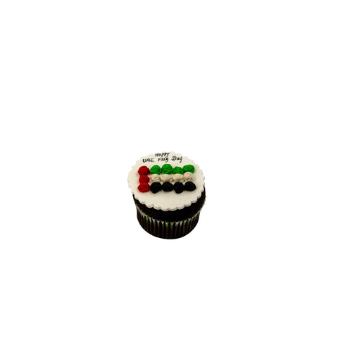 Flag Day Rose Cupcake -Chocolate