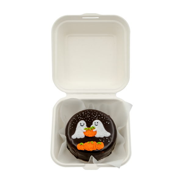 Ghosts & Pumpkin Bento Cake