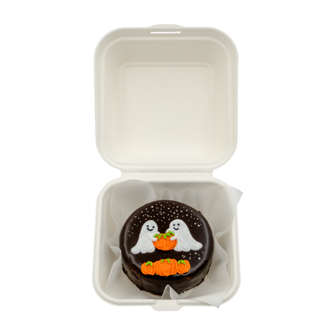 Ghosts & Pumpkin Bento Cake