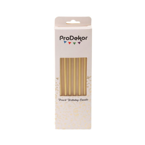 Gold Pencil Candles