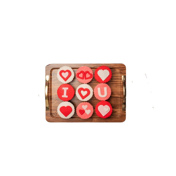 Pink Love Themed Cupcakes