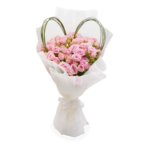 Love Pink Rose Bouquet