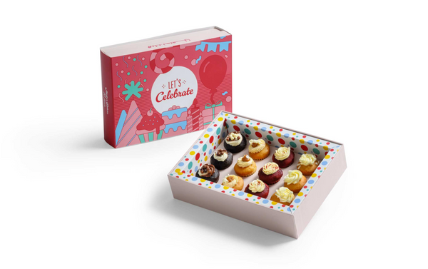 Let's Celebrate Mini Cupcakes: Small Box