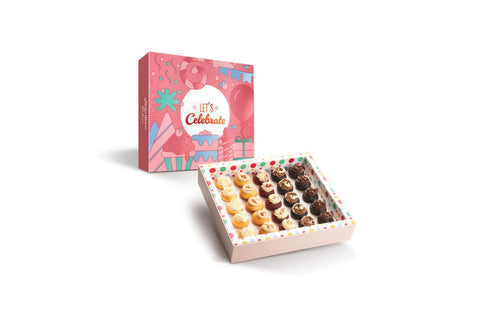 Let's Celebrate Mini Cupcakes: Large Box