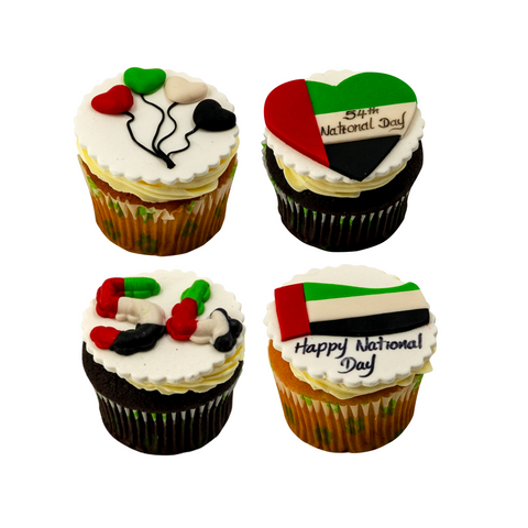 UAE National Day Cupcakes (Pack Of 4)
