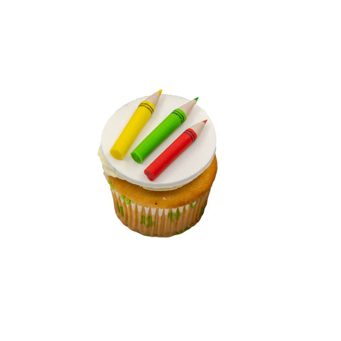 Pencils Cupcake