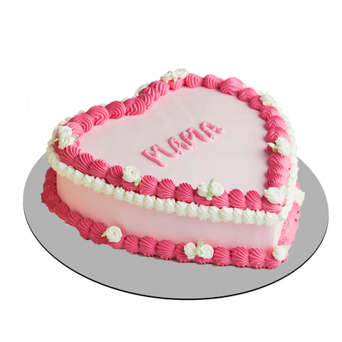 Pink Heart Mama Vintage Cake - 1.5kg