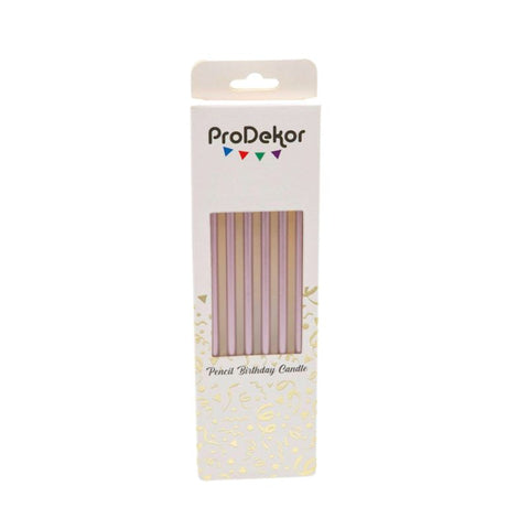 Pink Pencil Candles