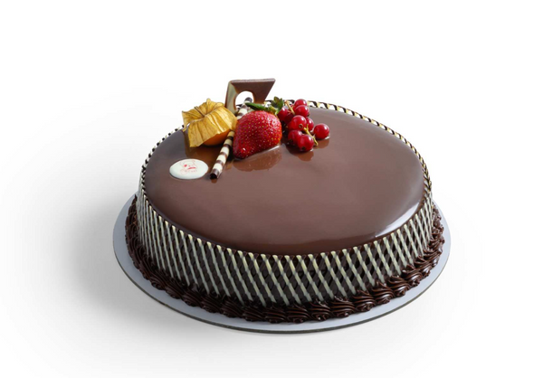 Chocolate Truffle Lattice Cake | EL